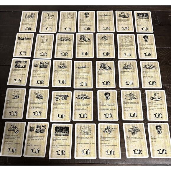 Game of Life Pirates of the Caribbean 2005 Dead Mans Chest Replacement Cards - Picture 9 of 9